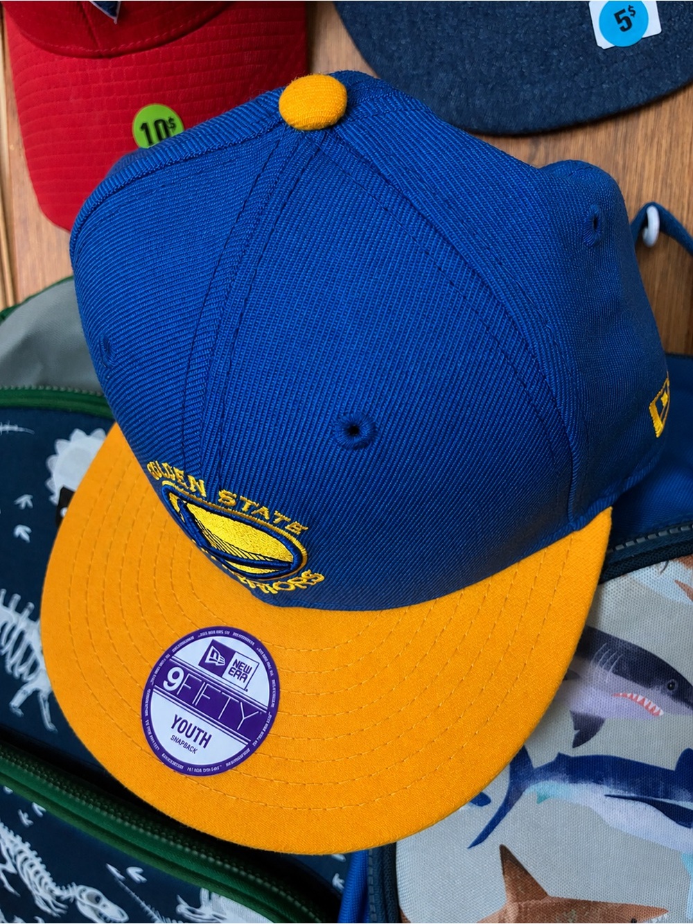 Golden State Blue and Yellow Youth Snapback - 9FIFTY